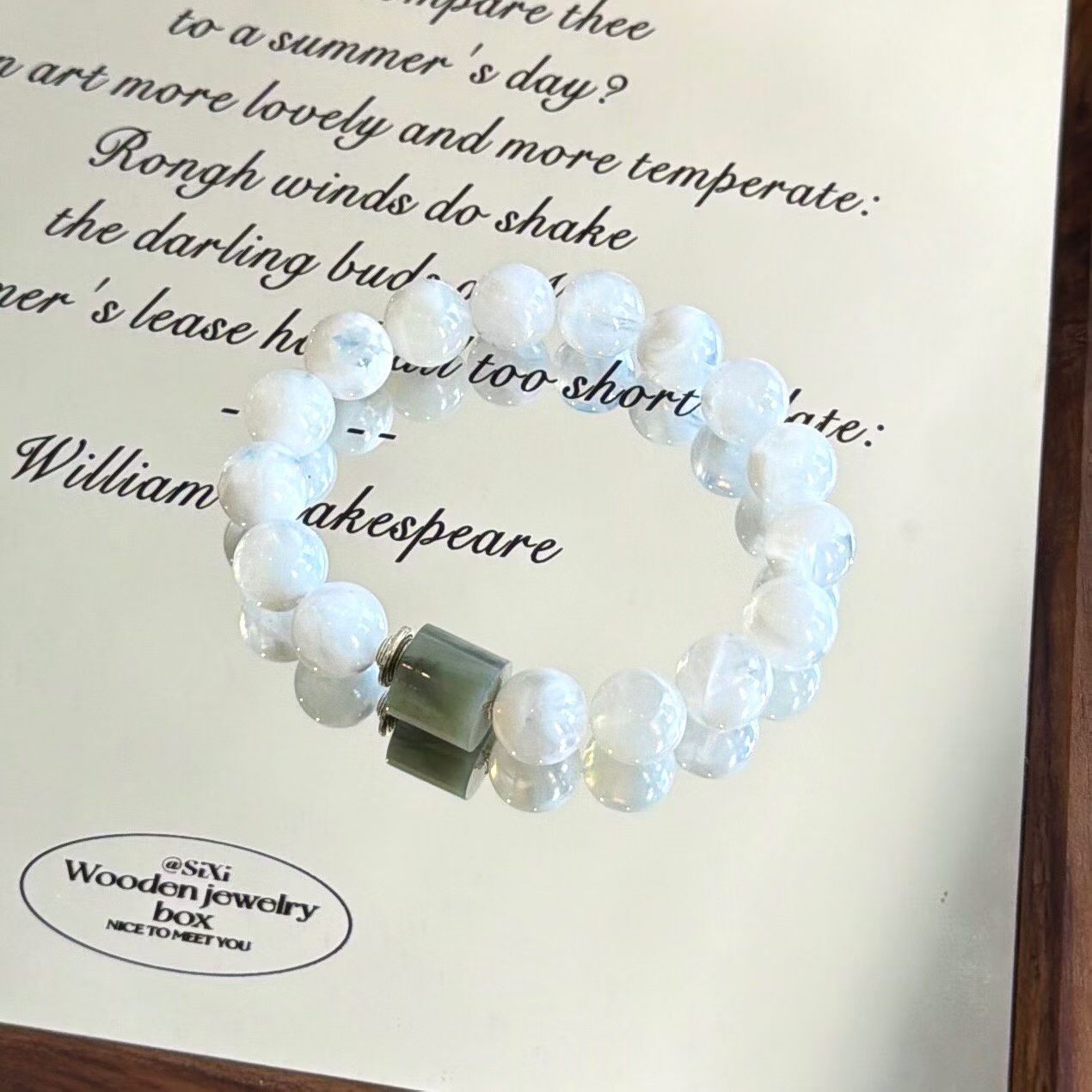 Clouds at Your Wrist | White Phantom Quartz Bracelet – Minimalist Crystal Jewelry for Inner Peace & Quiet Luxury