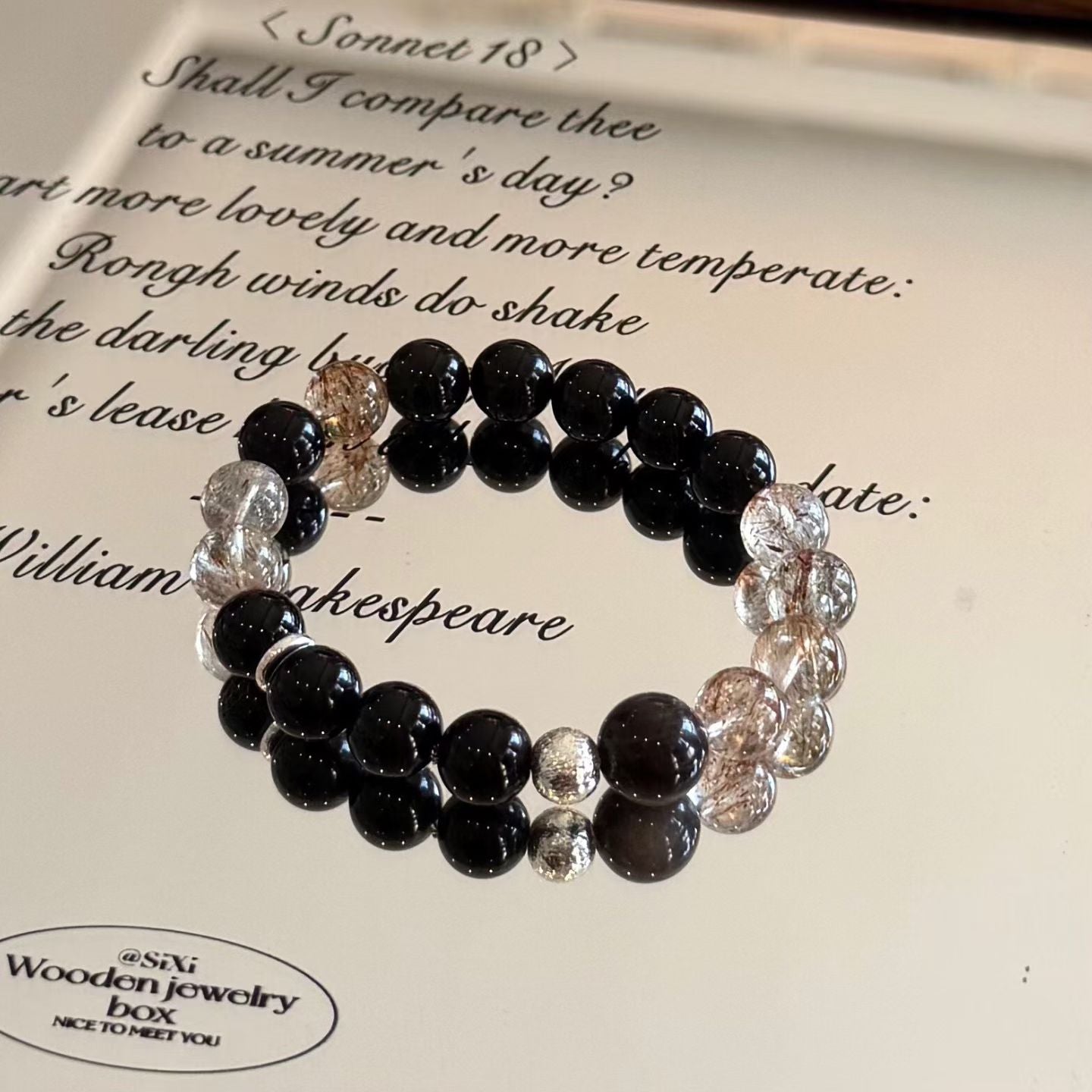 Wangchuan | Black Obsidian Bracelet · Grounded & Still