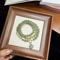 Qiemo Blue Hetian Jade Multi-Wrap Bracelet / Necklace (8mm)